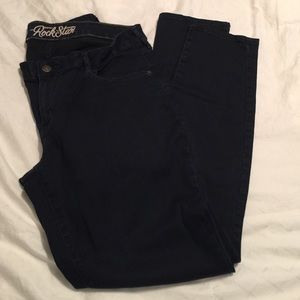 16 Old Navy dark wash skinny jeans with stretch