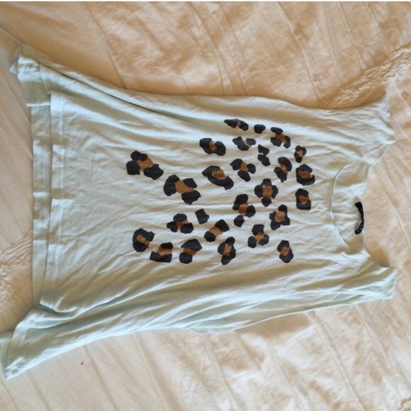 Wildfox cheetah print top