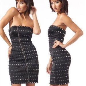 Bebe studded dress