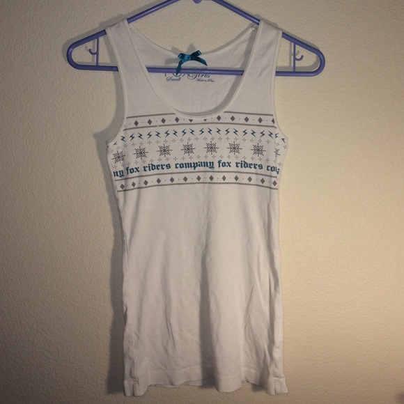 FOX tank tee teal!