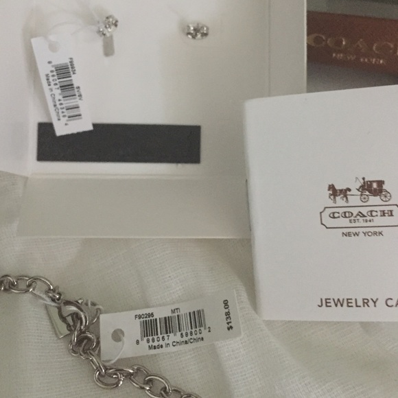 Coach necklace only! Earrings are SOLD - Picture 3 of 3