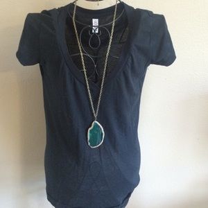 Green Crystal like necklace