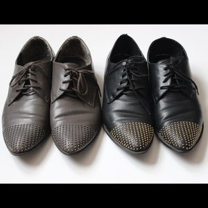 Dolce Vita Shoes - Dolce Vita Black & Grey Studded Oxfords Bundle Dolce Vita Shoes - Dolce Vita Black & Grey Studded Oxfords Bundle
