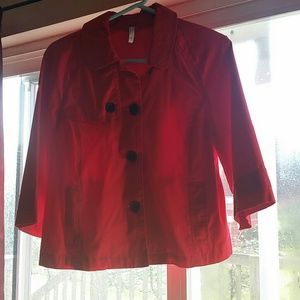 Cute girly red jacket