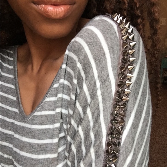 Studded stiped top😝 - Picture 2 of 4