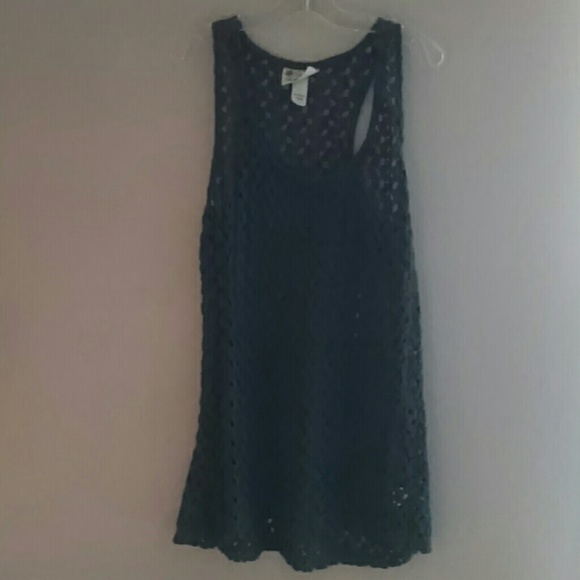 Green see-through tank