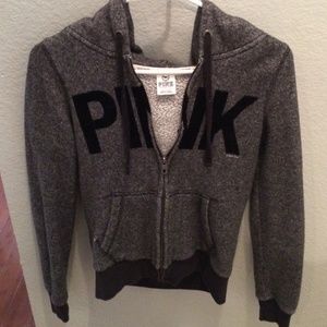 Grey & black VS zip up!