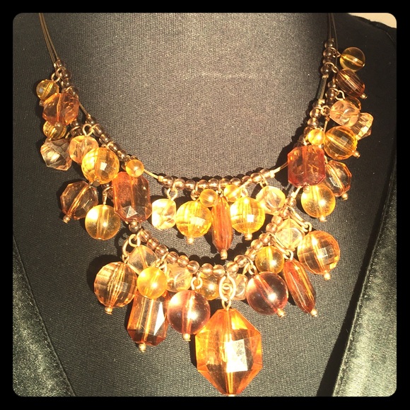 Amber-esque Statement Necklace