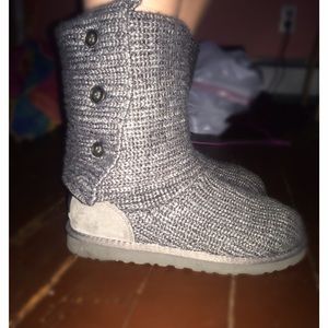 Gray Ugg boots