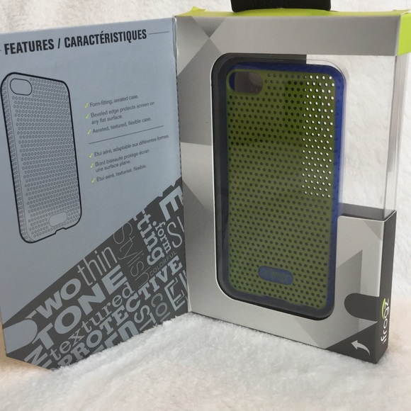 iPod 5 - iFrogz - green & blue case - Picture 3 of 3