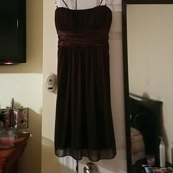 Chocolate brown cocktail dress - Picture 1 of 2