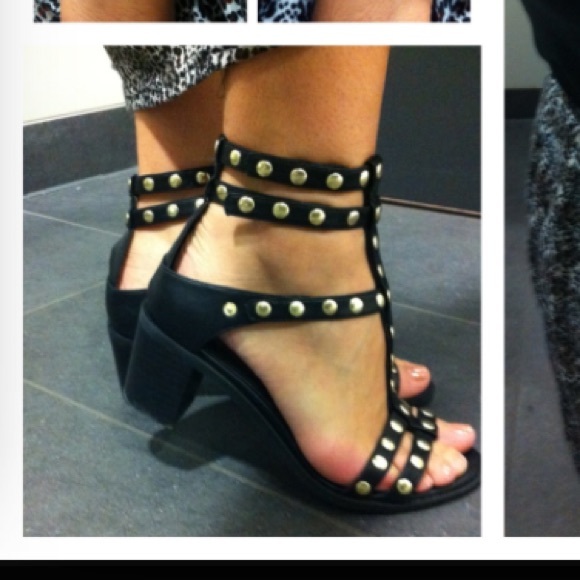 Ankle  block heel sandals