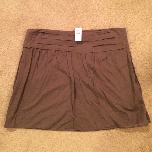 NWT LOFT Lined Summer Skirt XL