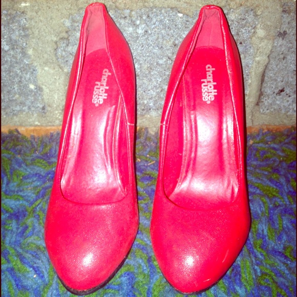 Charlotte Russe Red Pumps