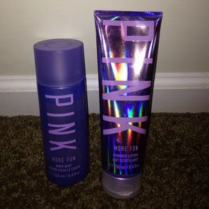 VS Pink More Fun Body Mist & Shimmer Lotion