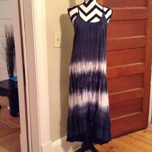 Hi low long summer dress