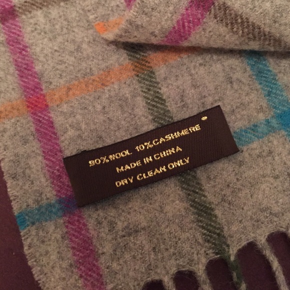Coach Wool/Cashmere scarf - Picture 2 of 2