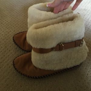 Jessica Simpson moccasin boots