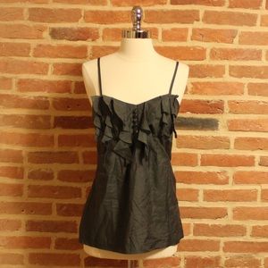 Kensie Pretty Grey Tank Top - S