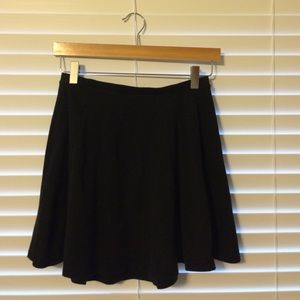Black skater skirt