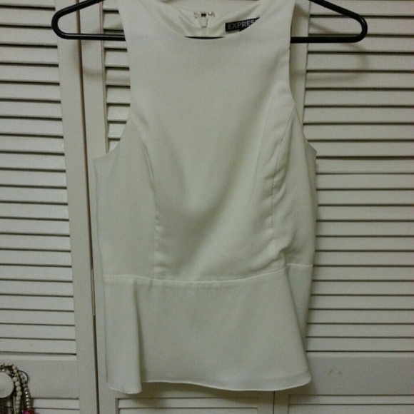 Peplum  white blouse