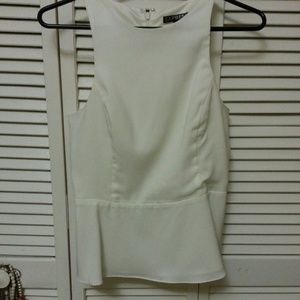 Peplum  white blouse