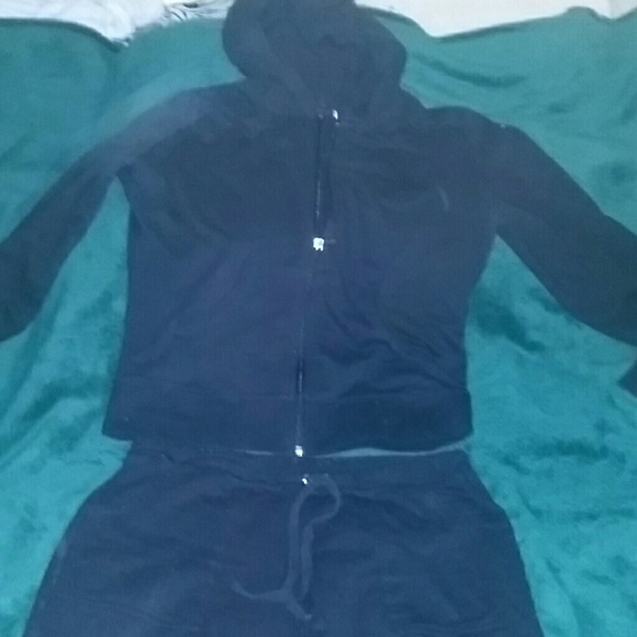 *LOWERED!!* Black sweatsuit great condition