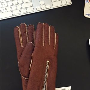 theory puffer, FC sweater, and theory gloves