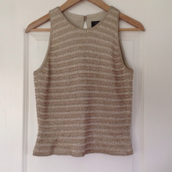 Carmen Marc Valvo Collection beaded top