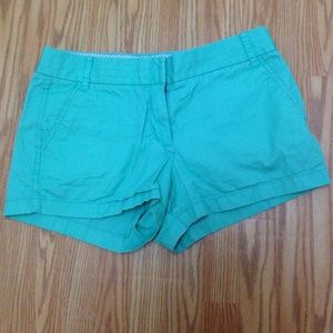 Jcrew mint chino shorts