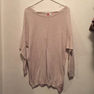 Oversized cream sweater