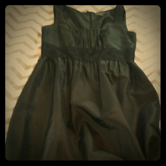 Liz Claiborne Black Taffeta Dresa - Picture 1 of 4
