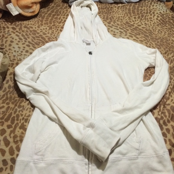 White hoodie