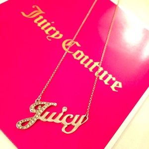Silver Juicy couture Necklace