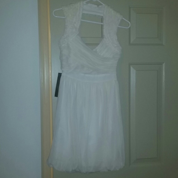Bebe off white dress