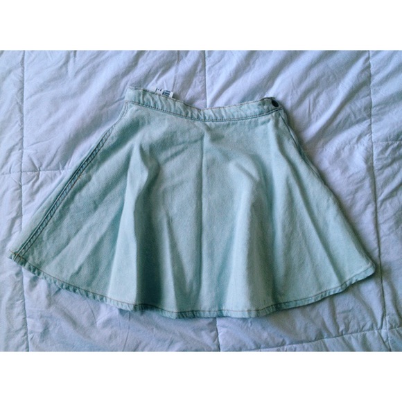 American Apparel denim circle skirt
