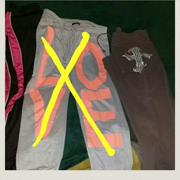 Sweats, stretchy pants, pjs