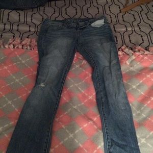 Forever 21 slightly ripped jeans
