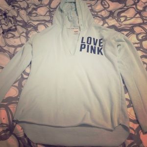 Light blue VS PINK hoodie