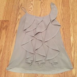 Armani Exchange Nude Spaghetti Strap Blouse
