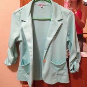 Mint green blazer! New with tags!