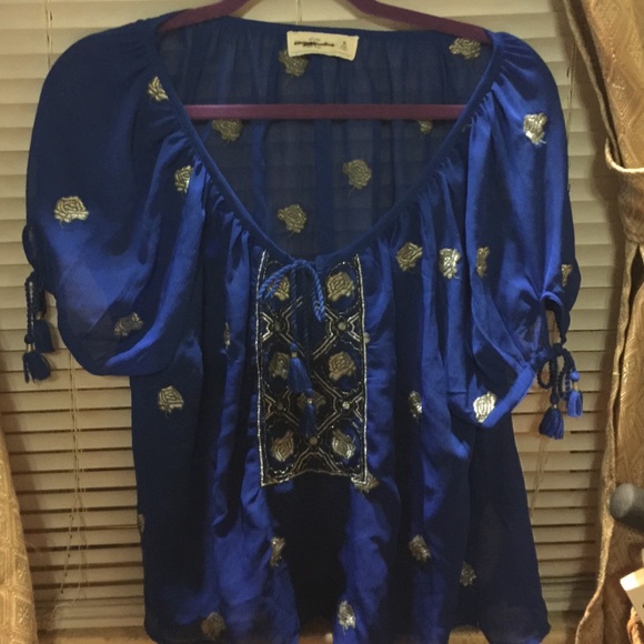 Abercrombie and Fitch sheer top