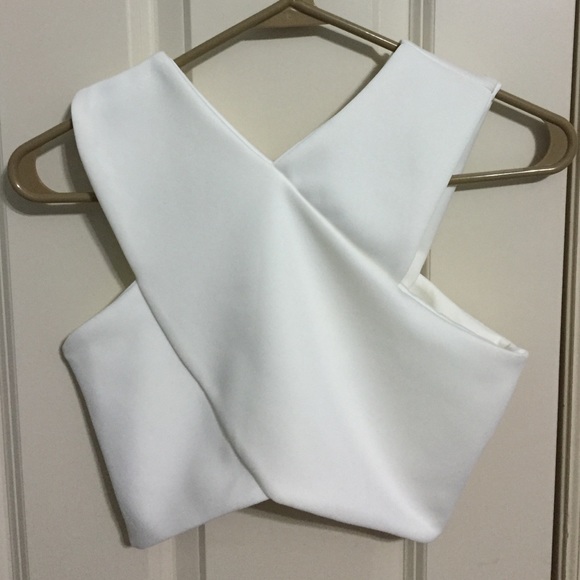 White Crop Top