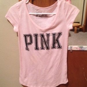Victoria's Secret pink graphic tee