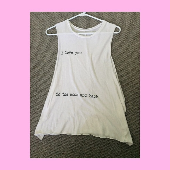 Brandy "I love you to the moon and back" tank