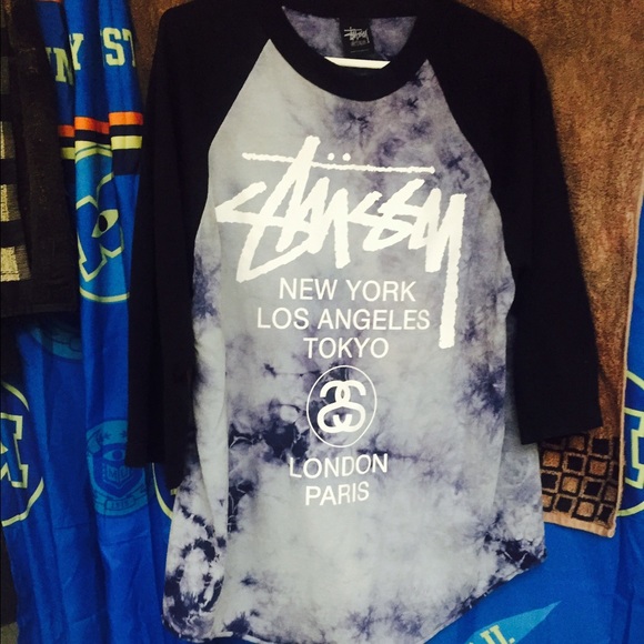 Stussy base ball t-shirt
