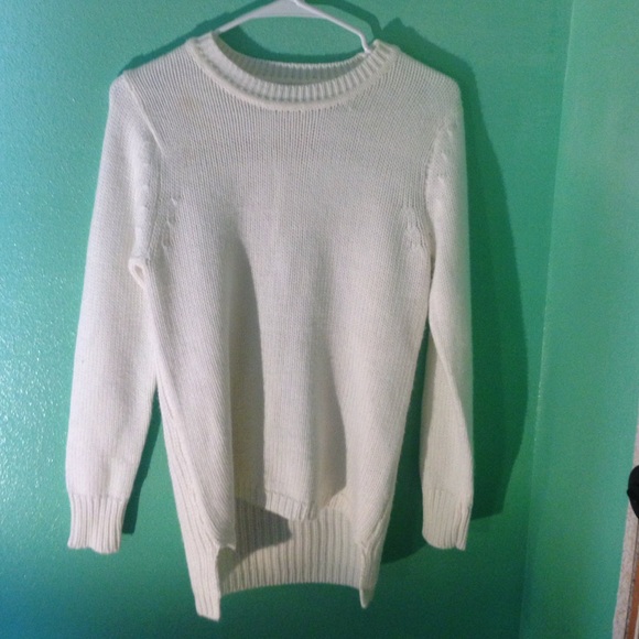 Oversized White Sweater