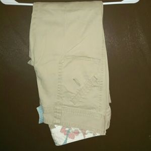 Hollister khaki capris