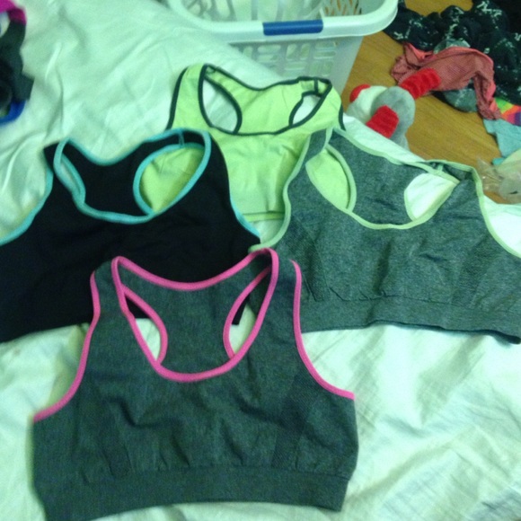 Four sports bras