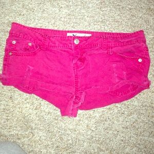Red shorts from Wet Seal! Size 13!